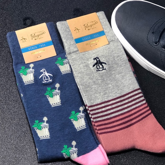 Original Penguin Other - Men’s NWT Penguin Combed Cotton Dress Socks Bundle